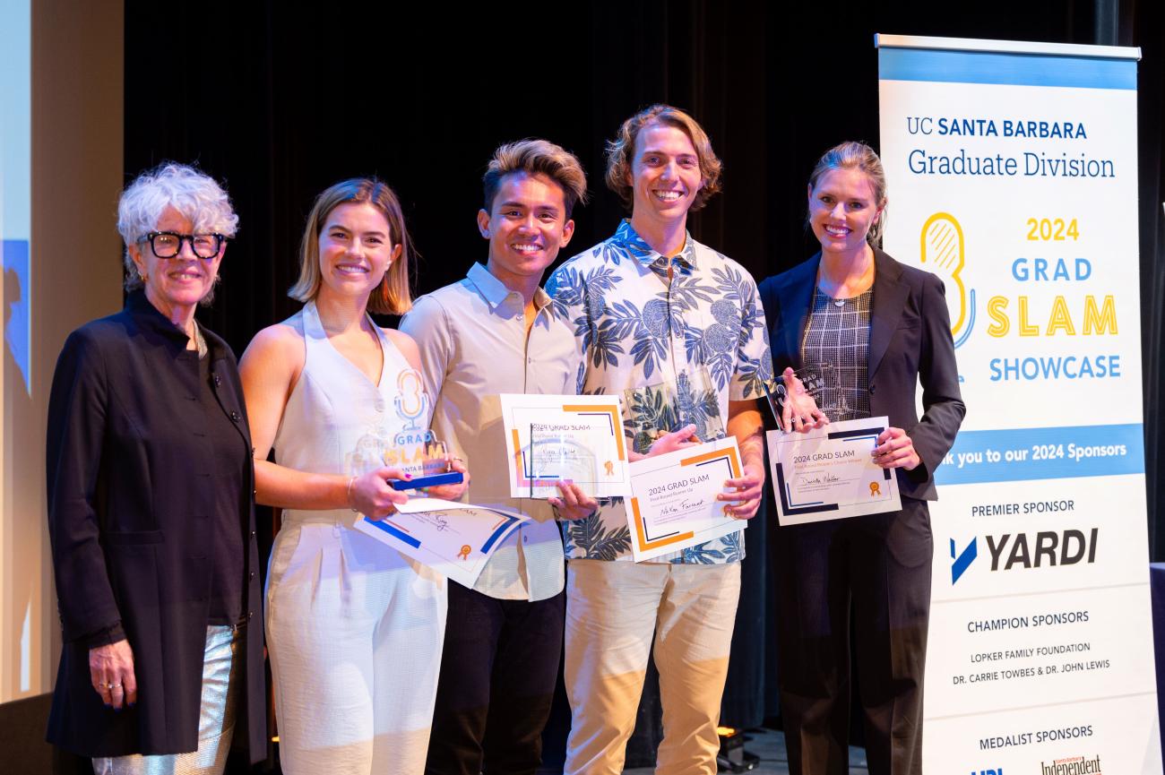 2024 winners lined up holding awards